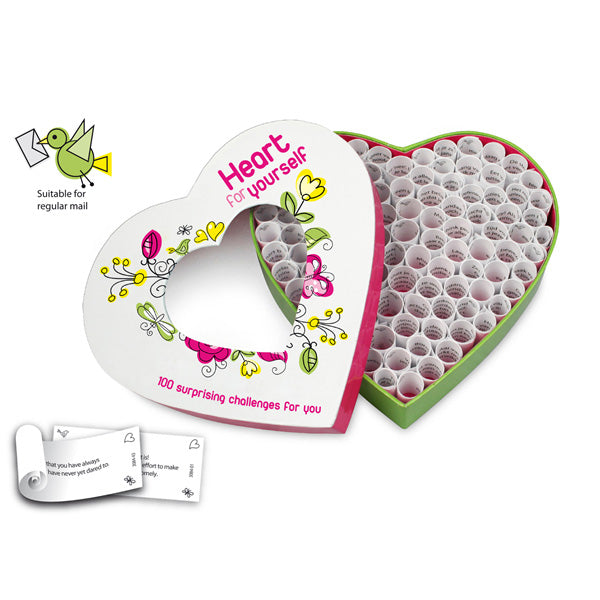 Heart for Yourself special offer from OTHER, close-up of a personalized heart-shaped gift with decorative details.