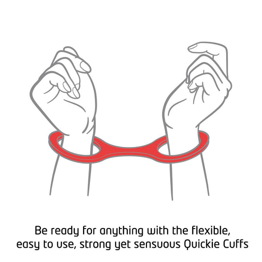 Quickie Cuffs Red (Medium)