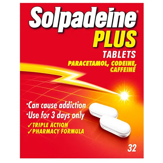 Solpadeine Plus (Codeine/Paracetamol) - 24 Tablets