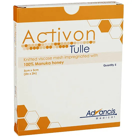 honey wound dressing Activon Tulle Manuka Honey Dressings – Cured Pharmacy