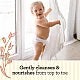 Aveeno Baby Daily Care Hair and Body Wash bottle with gentle formula, suitable for delicate skin and hair, in a clean, white container