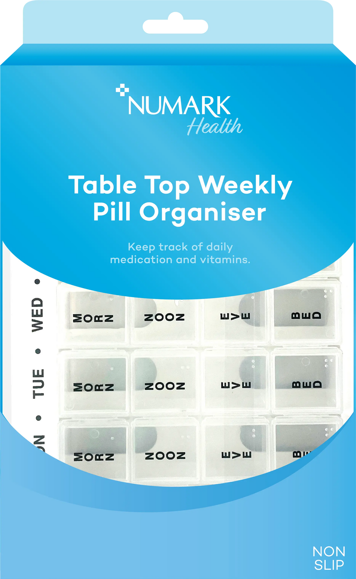 Numark Table Top Weekly Pill Organiser