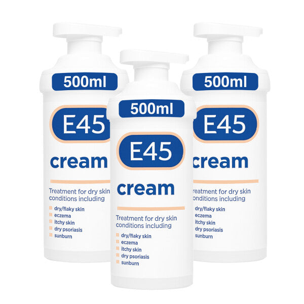 E45 Moisturiser Cream Moisturiser Pump - 500g
