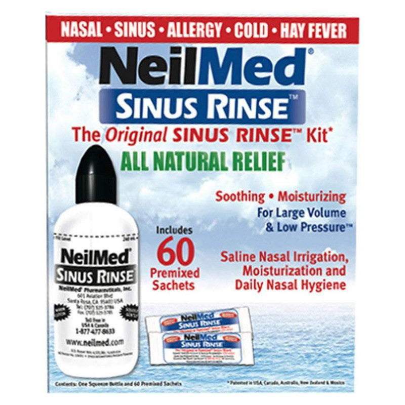 Neilmed Sinus Rinse Regular Kit - 60 Premixed Sachets