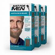 Just For Men Moustache & Beard Light Brown Hair Dye M-25