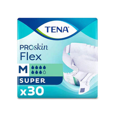 Buy TENA ProSkin Flex Super Medium 30 Pack Online | Cured Pharmacy