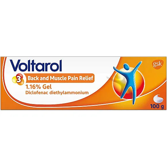 Voltarol Back and Muscle Pain Relief 1.16% Gel