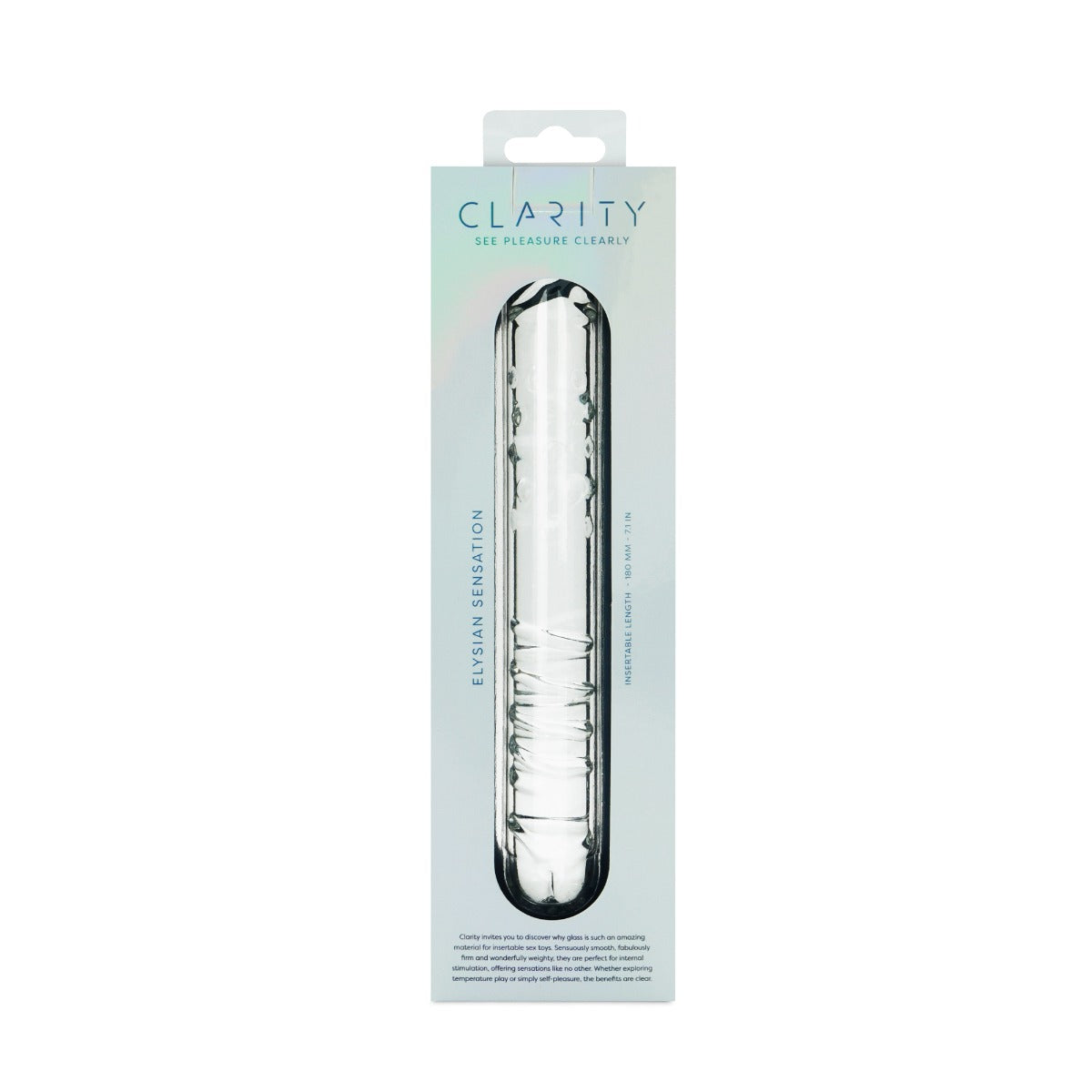 Clarity - Glass Dildo - Elysian Sensation