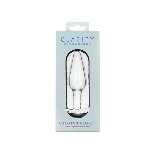 Clarity - Glass Dildo - Utopian Floret