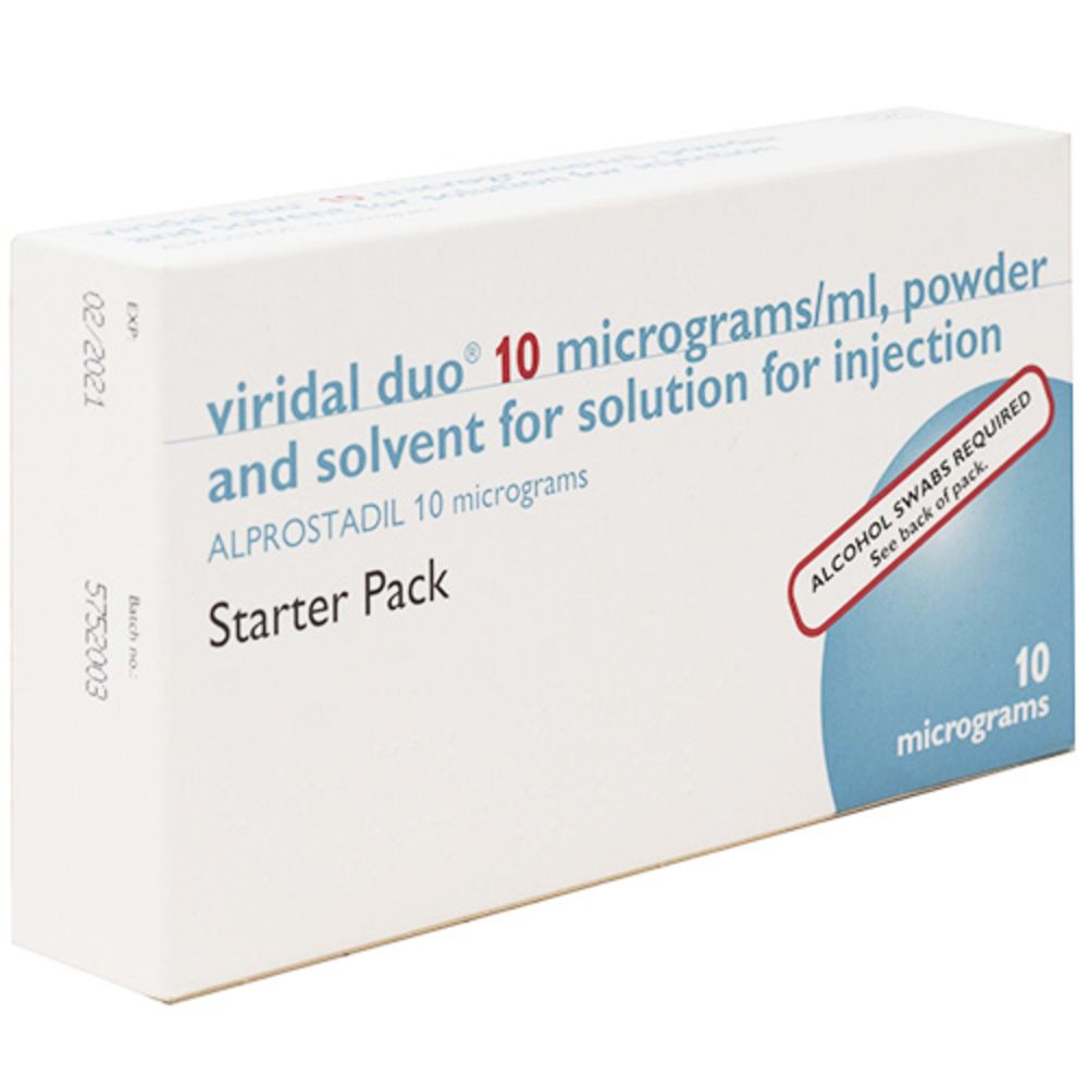 Buy Viridal Duo | Alprostadil | Viridal Duo Injection | Cured Pharmacy