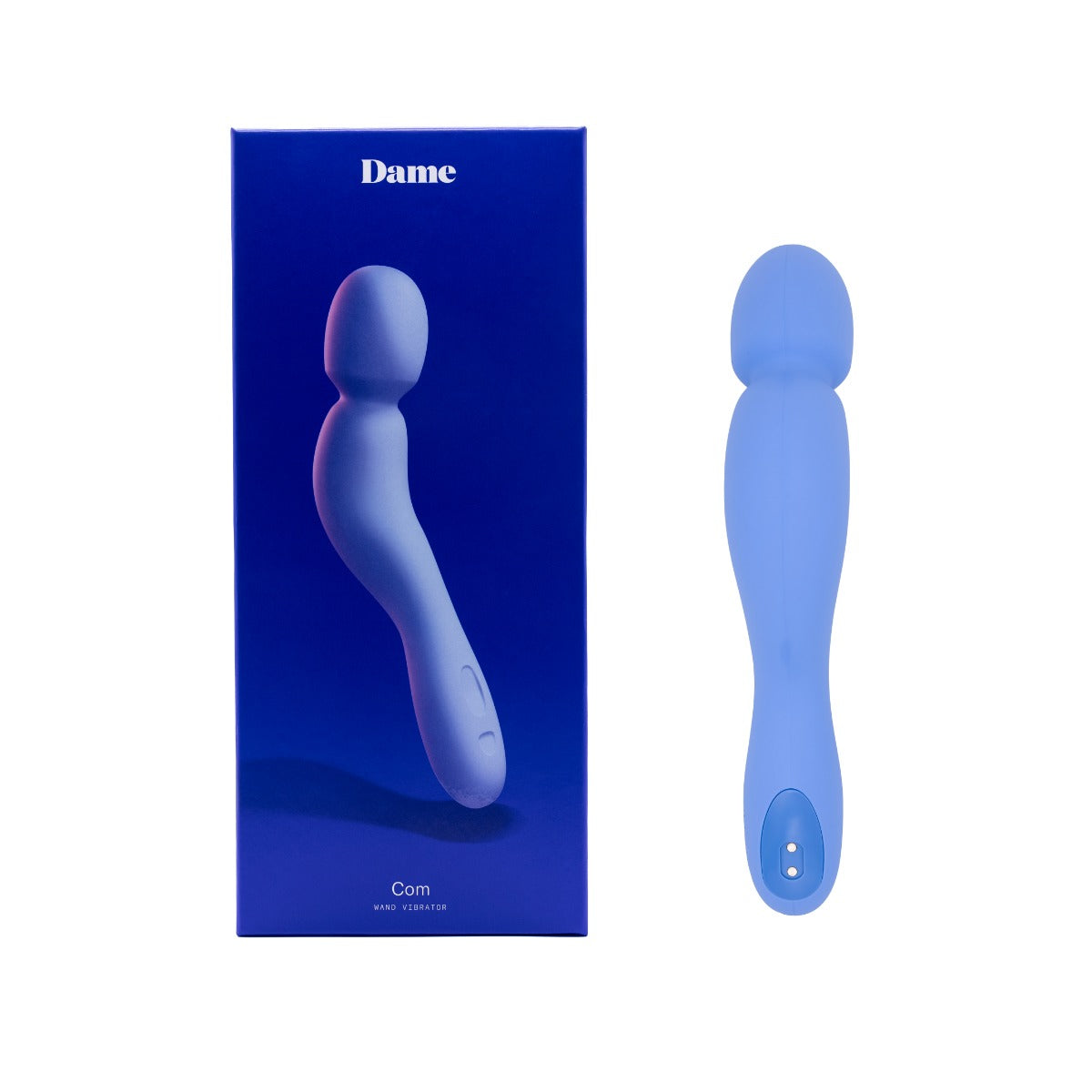 DAME - Com, Wand Vibrator - Periwinkle