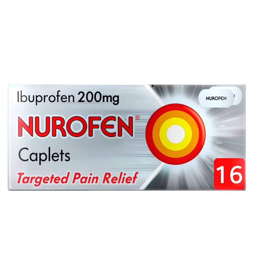 Nurofen Ibuprofen (200mg) – 16 Caplets