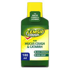 Lemsip Cough for Mucus Cough & Catarrh 180ml oral solution