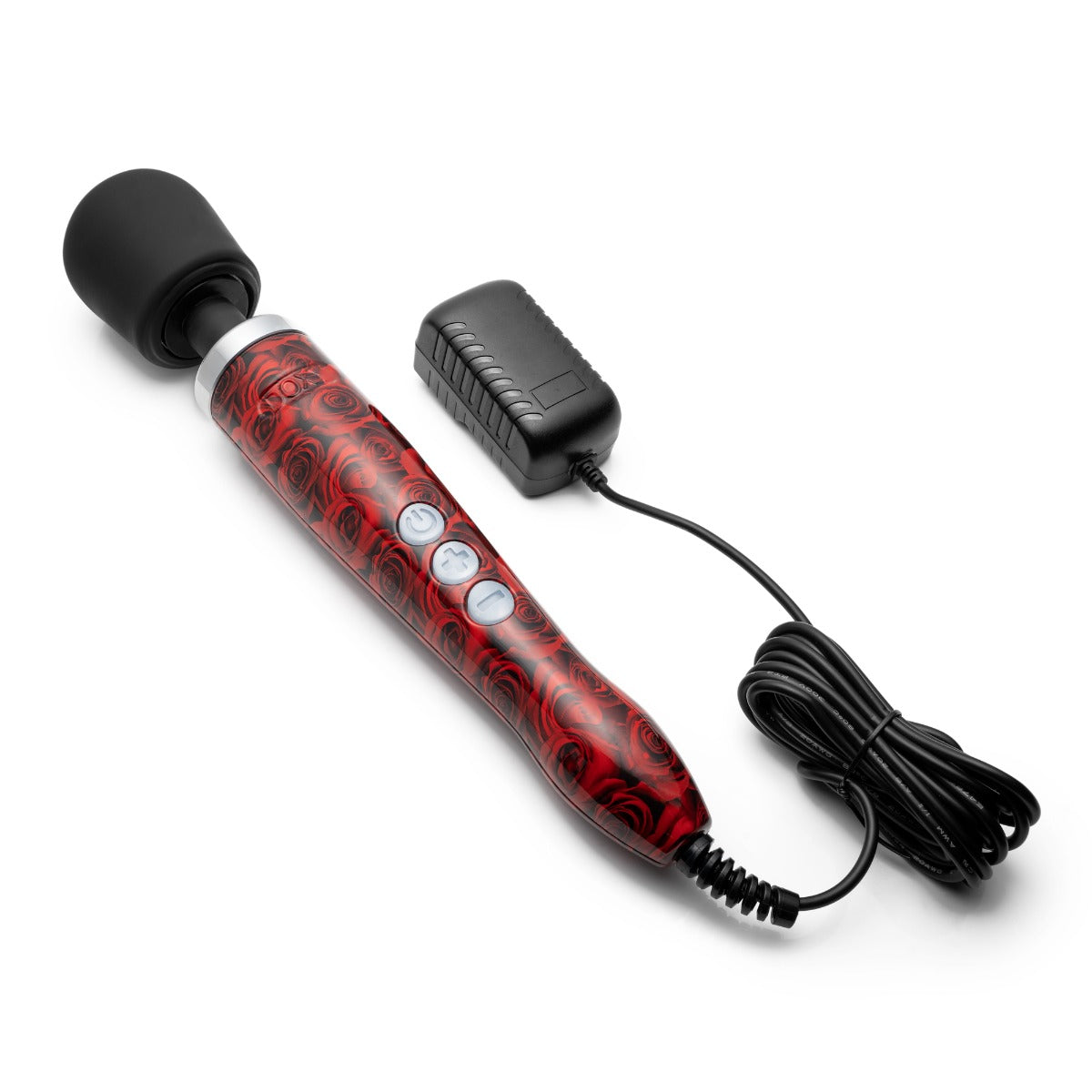 Doxy Die Cast roses cable organizer with detailed rose design in a sleek, durable metal finish.