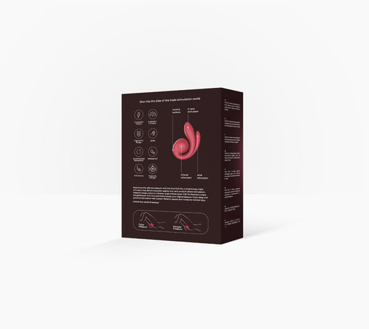 SVibe Snail GIZI Pro Triple G-Spot Stimulator - Bordeaux