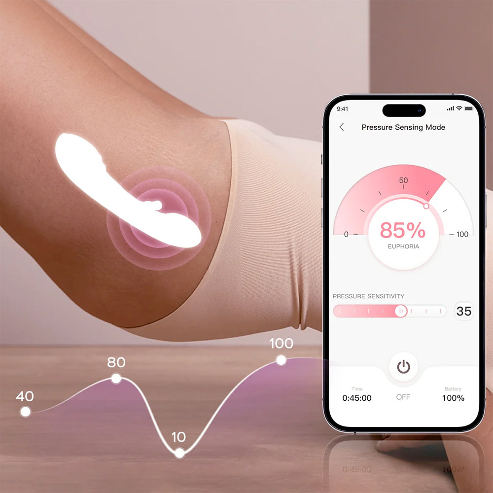 Honey Play Box – Tempo – Kinky Finger Tapping G-Spot Vibrator (App Controlled Pressure Sensing)