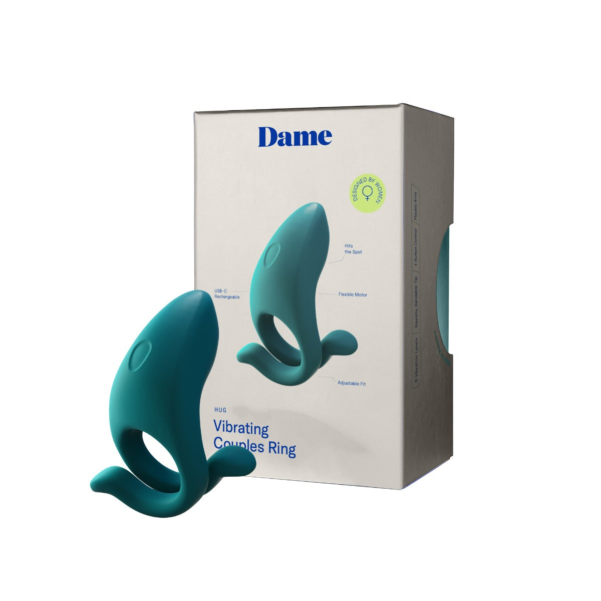 DAME - Hug, Vibrating Couples Ring - Fir