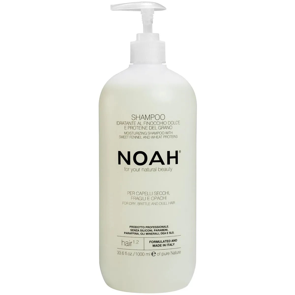 Noah Purifying Shampoo With Green Tea And Basil 1 Litre- Helps With Dandruff