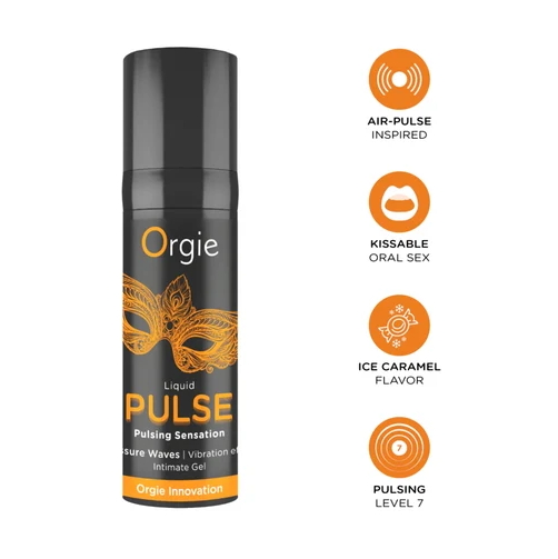 Orgie Liquid Pulse - Pulsing Sensation Intimate Gel - 15ml