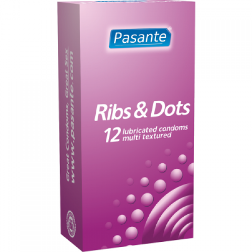 Pasante Ribs & Dots Condoms