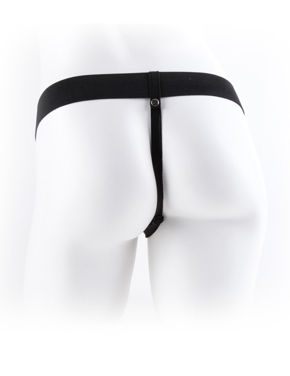 Pipedream - Fetish Fantasy Series - 7" Hollow Strap-On with Balls - Light/Black