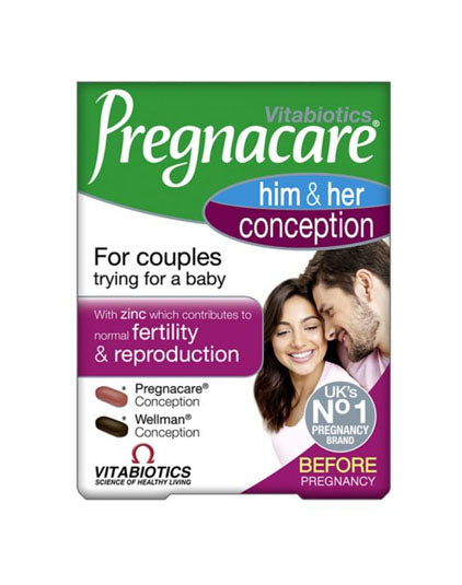 Vitabiotics Pregnacare Him & Her Conception - 60 Tablets