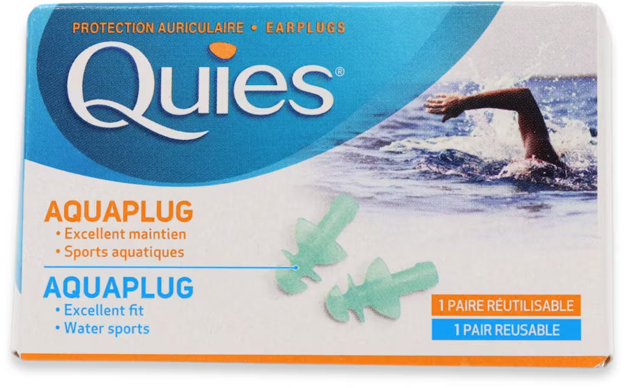 Quies Aqua Plug - 1 Pair Reusable