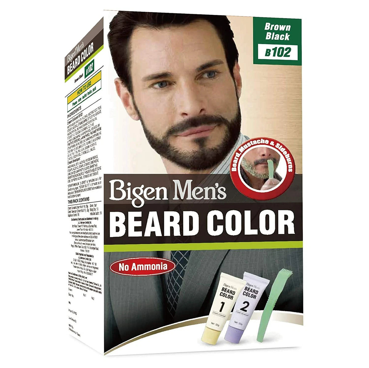 Bigen Speedy B102 Beard Colour Brown Black