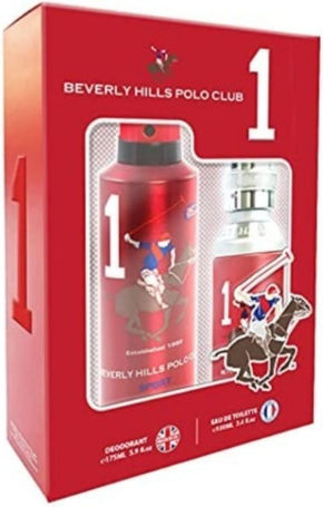 Beverly Hills Polo Club One EDT 100ml Spray/ Deodorant Spray 175ml