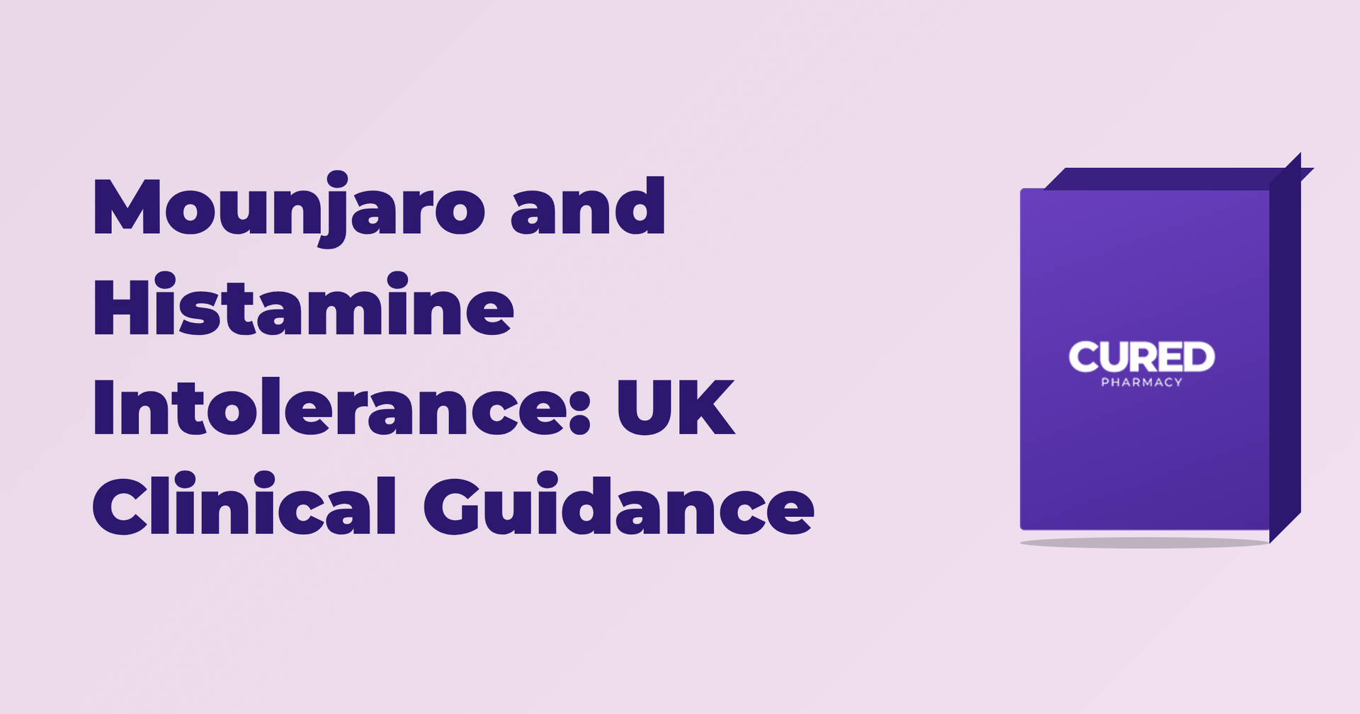 Mounjaro and Histamine Intolerance: UK Clinical Guidance – Cured Pharmacy