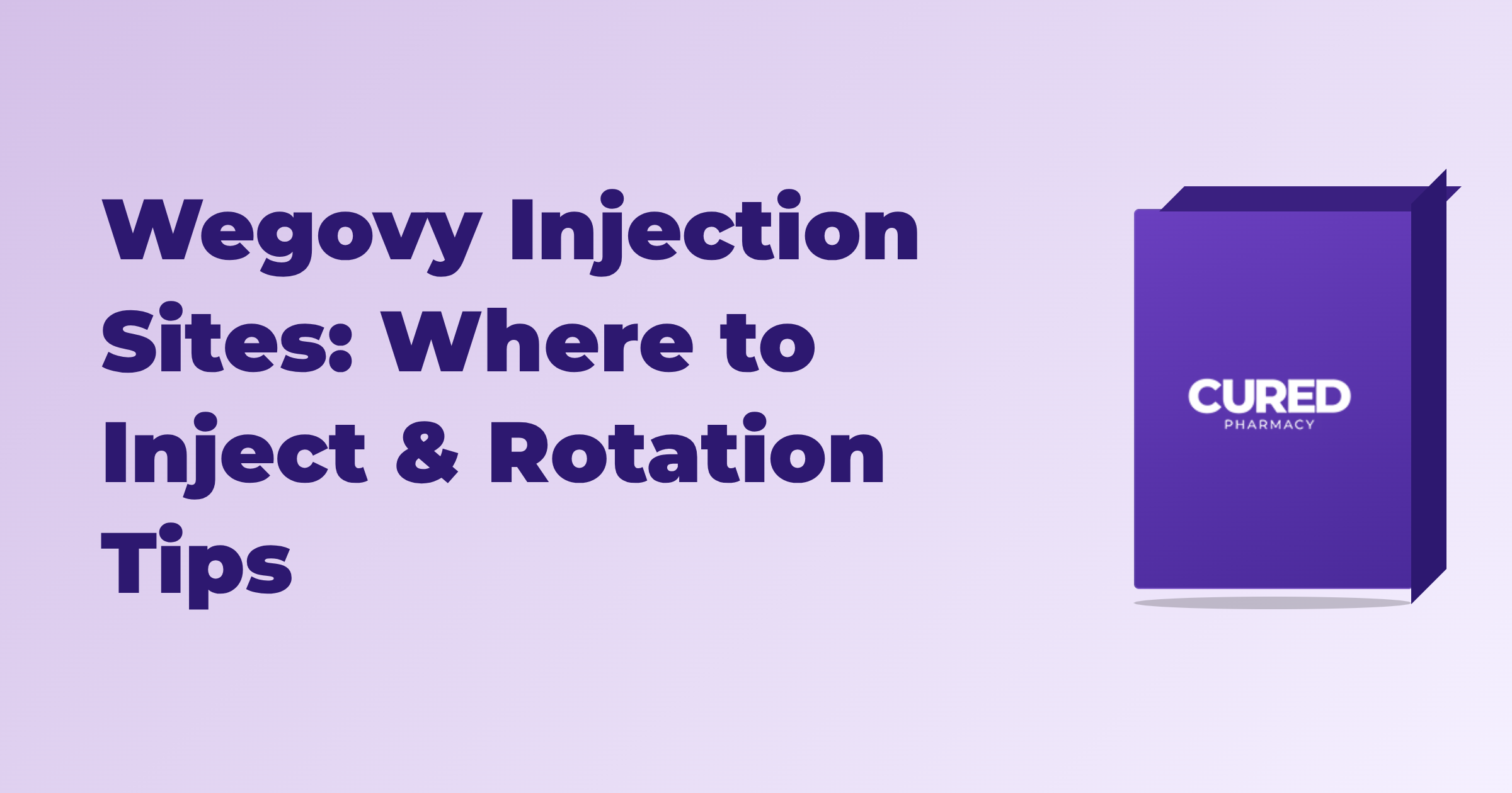 Wegovy Injection Sites: Where to Inject & Rotation Tips – Cured Pharmacy