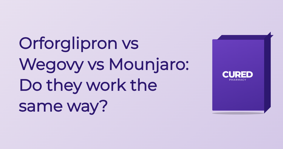 Orforglipron Vs Wegovy Vs Mounjaro: Do They Work The Same Way? - Guide | Cured Pharmacy