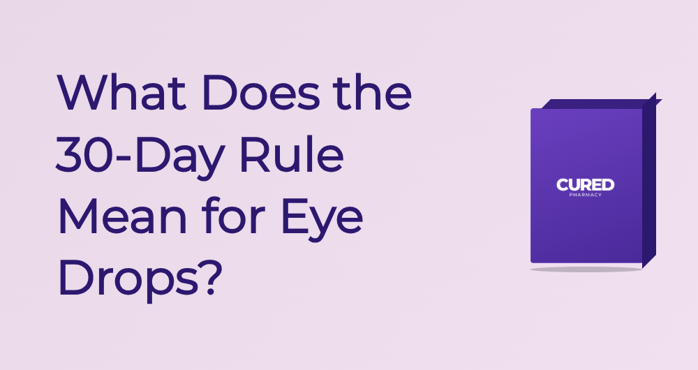 What Does The 30-Day Rule Mean For Eye Drops? - Guide | Cured Pharmacy