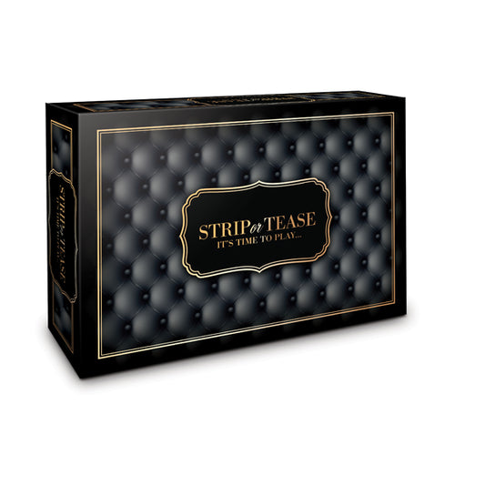 Creative Conceptions LTD Strip or Tease product in black and white with a sleek, modern design.