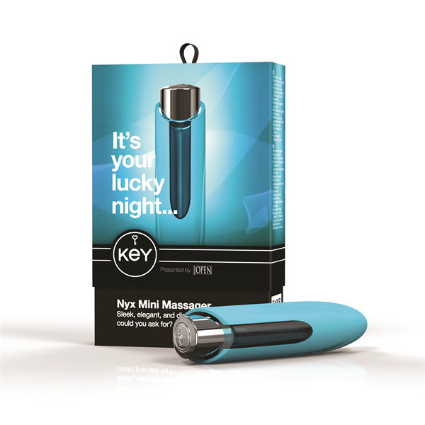 Key Jopen Nyx Mini Massager Robin Egg
