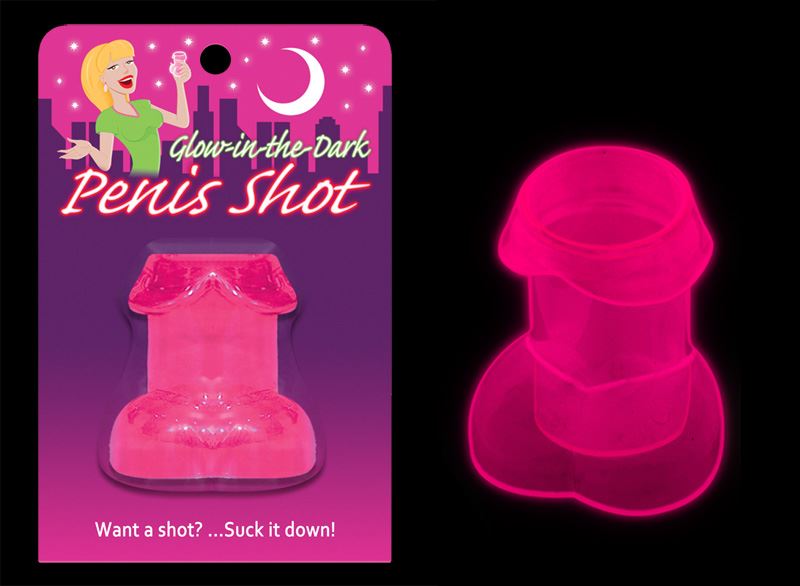 Glowing Penis Shot - Pink