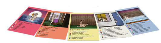 Kheper Adventurous Sex Card Game for couples, featuring colorful cards with playful prompts for intimacy and fun.