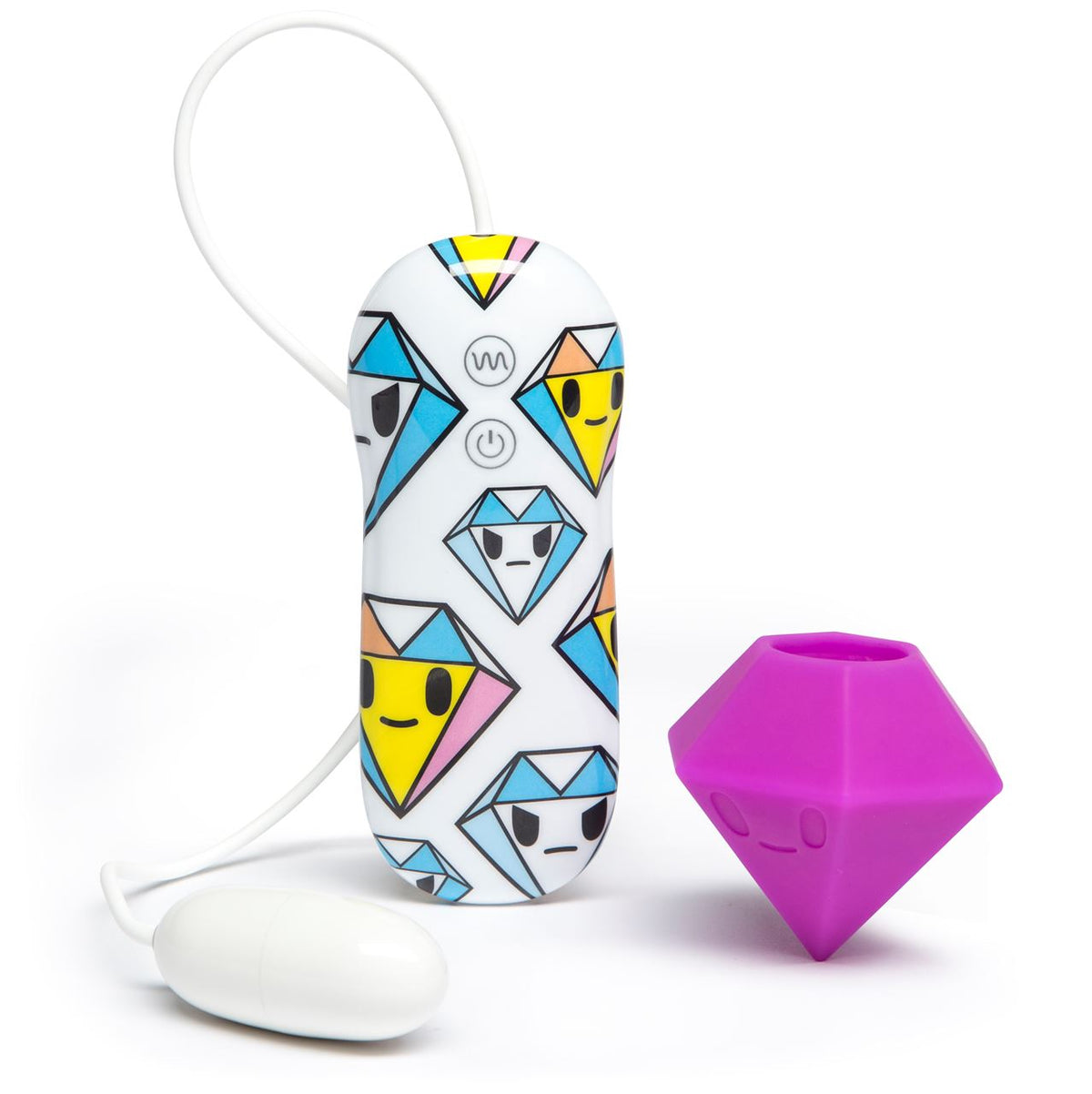 Tokidoki 10 Function Silicone Clitoral Vibrator Solitaire Dimond