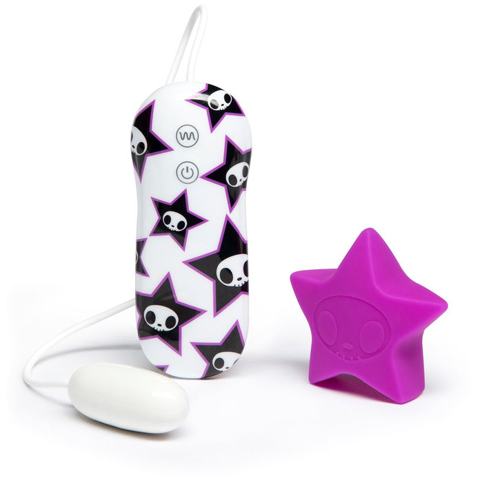 Tokidoki 10 Function Silicone Clitoral Vibrator Star Purple