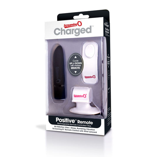 Screaming O Charged Positive Remote Control - Black