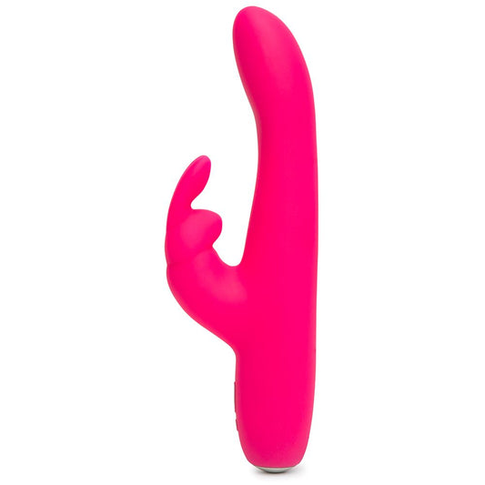 Pink Happy Rabbit Slimline Curve USB rechargeable rabbit vibrator with smooth curves and compact design.