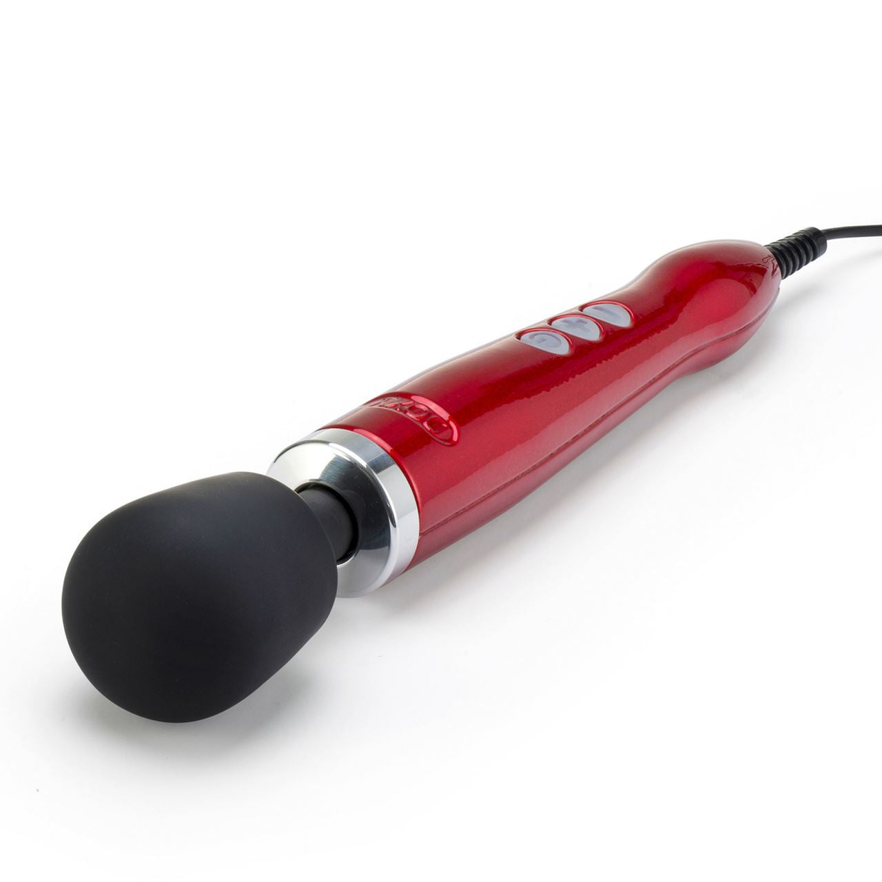 Red Doxy Die Cast toy vehicle with detailed design, featuring a sleek and shiny die-cast construction.