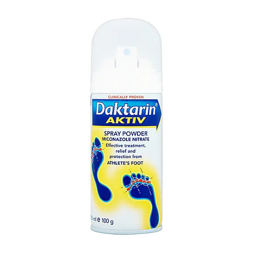 Daktarin Aktiv Spray Powder for Athletes Foot - 100ml