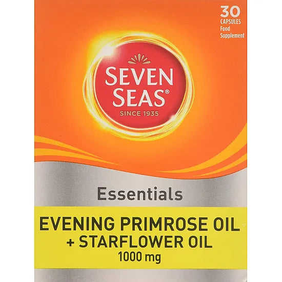 Seven Seas Evening Primrose Oil Plus Starflower Oil 1000mg - 30 Capsules