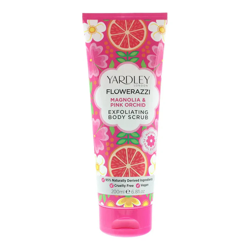 Flowerazzi Magnolia & Pink Orchid Body Scrub 200ml