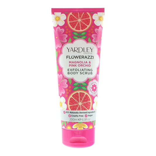 Flowerazzi Magnolia & Pink Orchid Body Scrub 200ml
