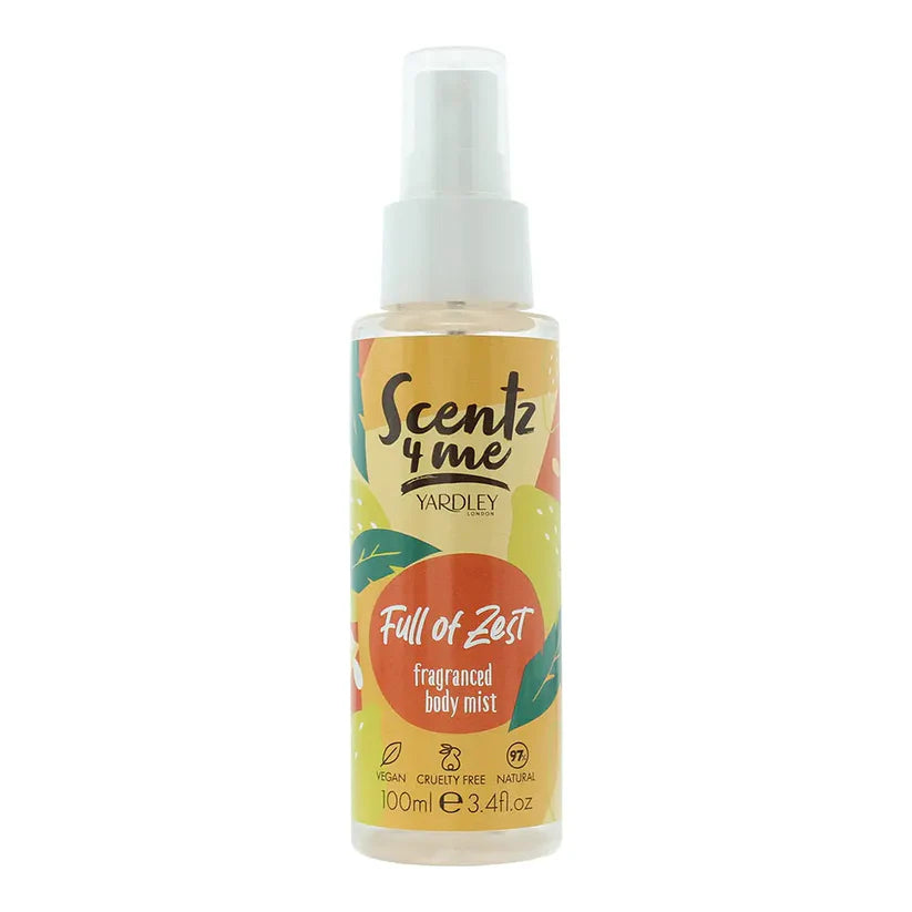 Yardley Scentz4Me Full Of Zest Mist 100ml