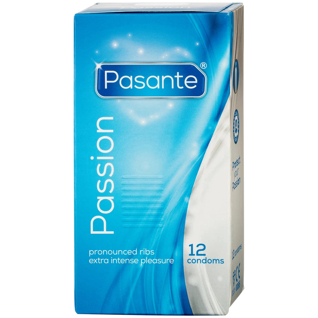 Pasante Passion (Ribbed) Condoms