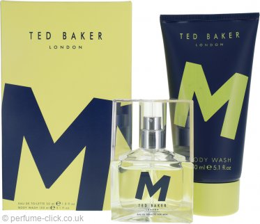 Ted Baker ‘M’ EDT 30ml  Spray/Body Wash 150ml