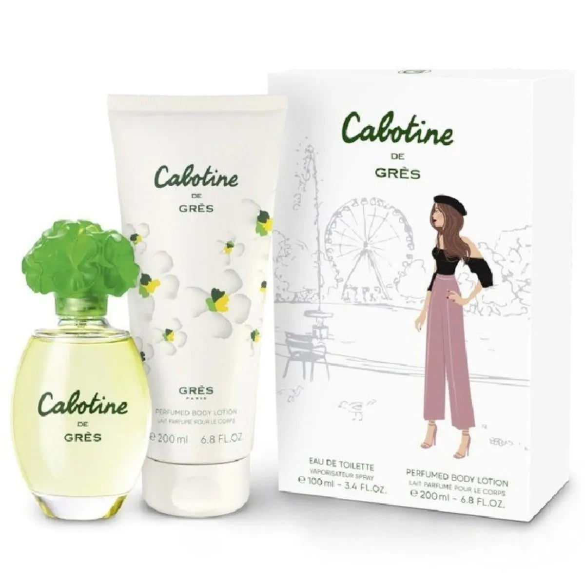 Cabotine EDT 100ml  Spray/Body Lotion 200ml